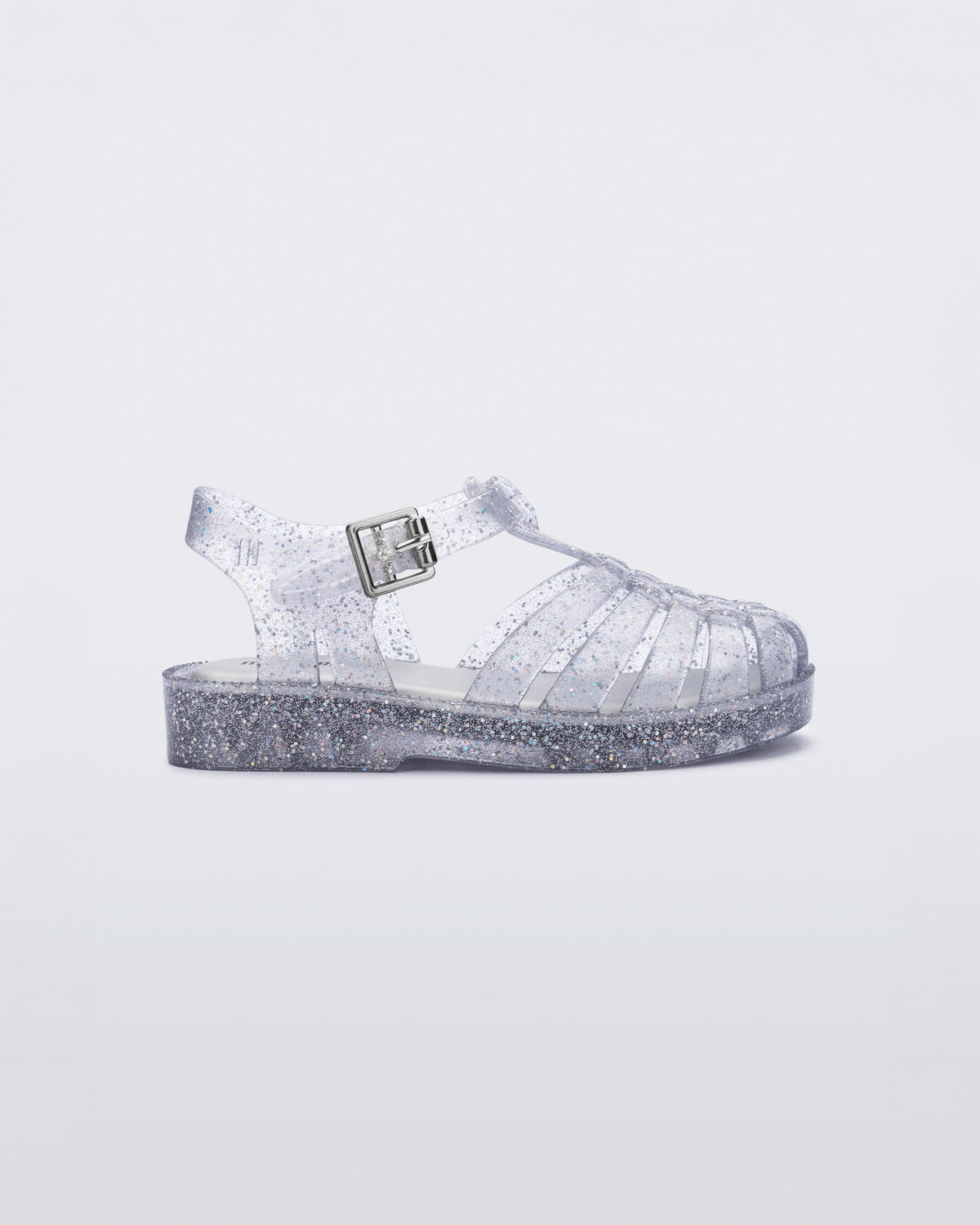 Mini Melissa Possession Pink Silver Glitter