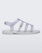 Melissa Sun Rodeo White/Clear Glitter Silver Product Image 1