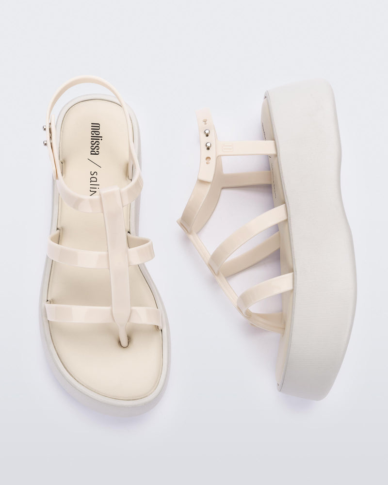 Melissa Caribe High Platform Beige/Beige Product Image 3