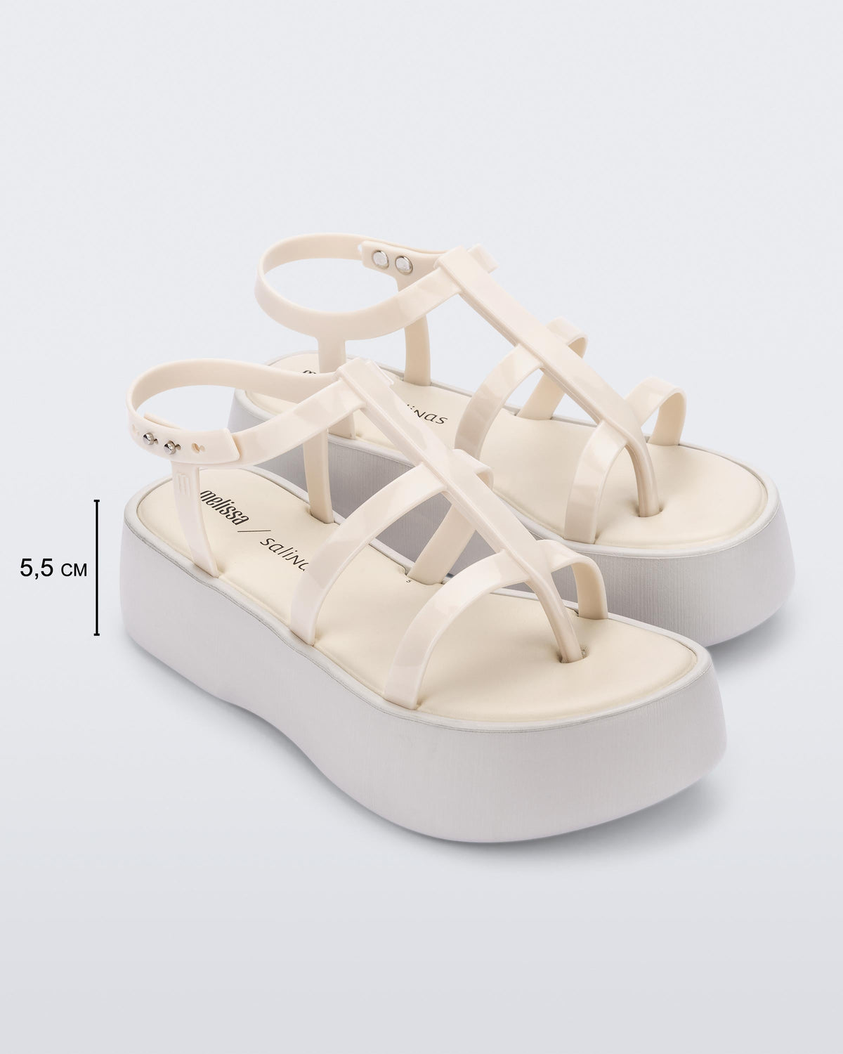 Melissa Caribe High Platform Beige/Beige Product Image 4