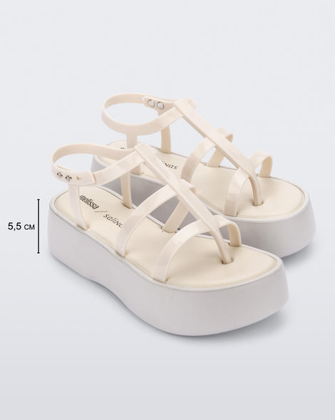 Melissa Caribe High Platform Beige/Beige Product Image 4