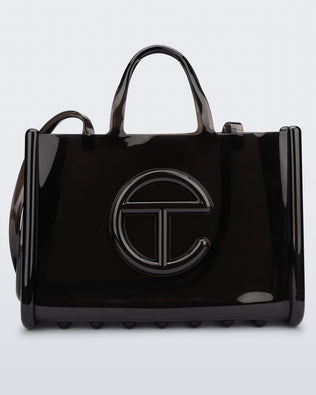 Product element, title Large Jelly Shopper in Nero
 price €175,00