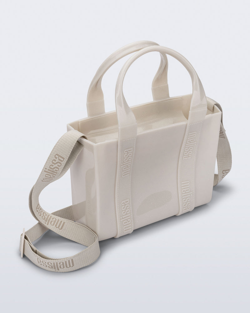 Melissa Mini Dulce Bag Beige Glitter