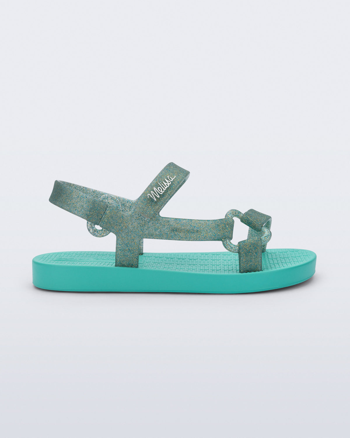 Mini Melissa Sun Downtown Green/Glitter