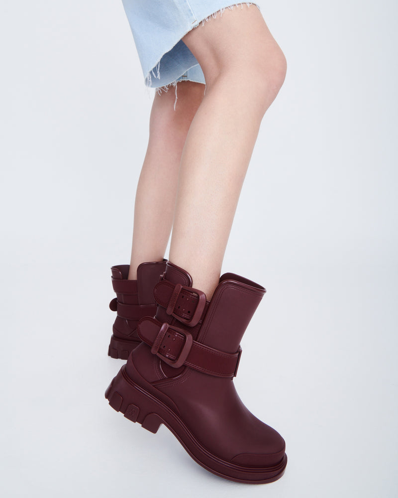 Melissa Bang Boot Burgundy