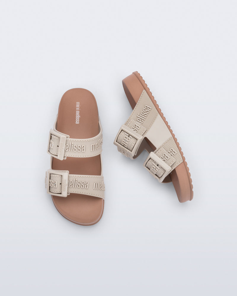 Mini Melissa Cozy Slide M Lover Brown/Beige