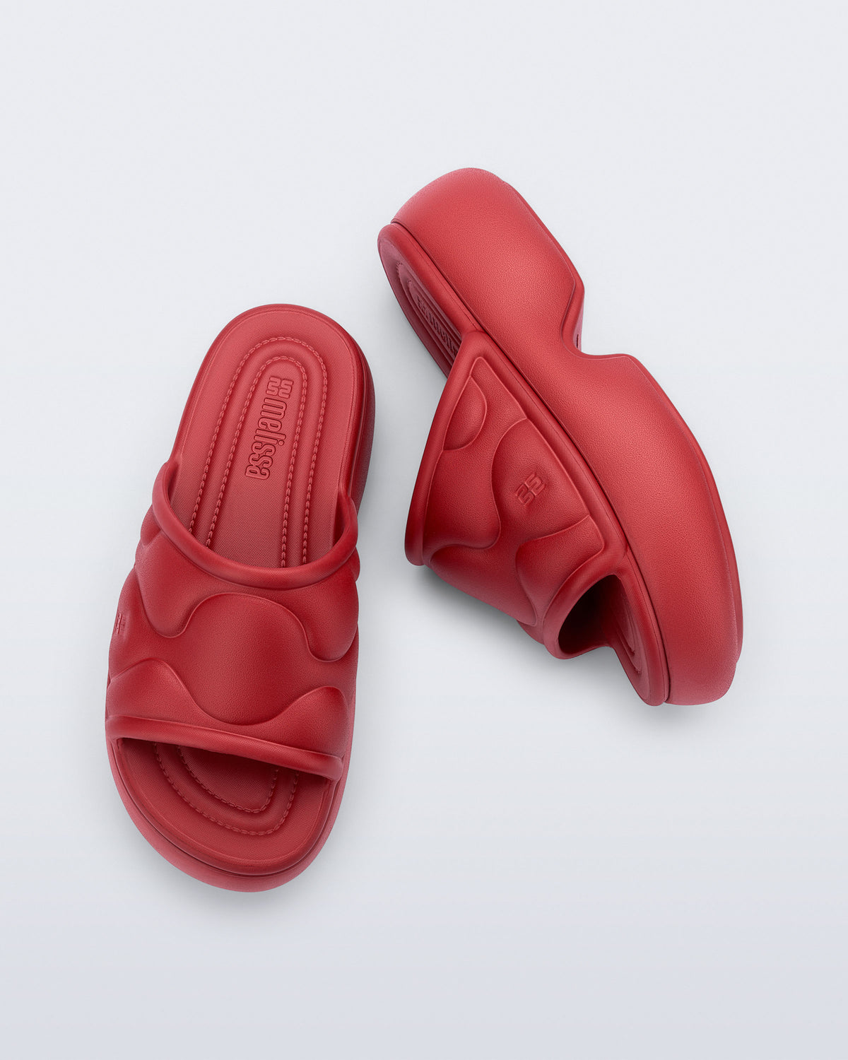 Melissa Free Puff Platform Red