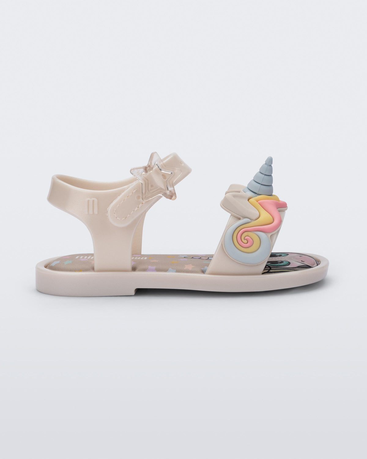 Mini Melissa Mar Sandal Metallic Beige
