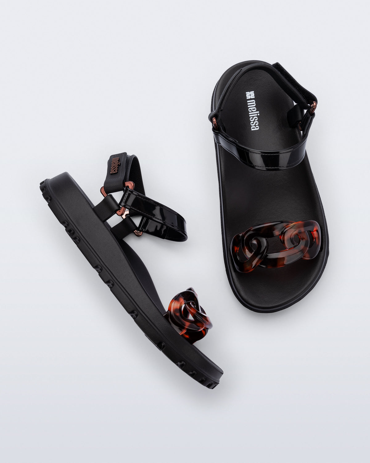 Melissa Glide Black/Tortoise