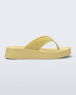 Melissa Sun Flip Flop Flatform Yellow