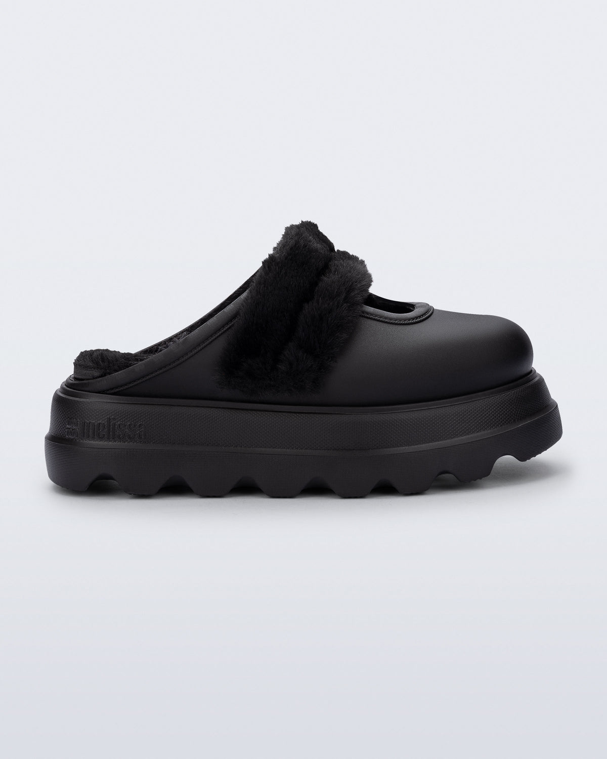 Melissa Clog Platform Warm Matt Black