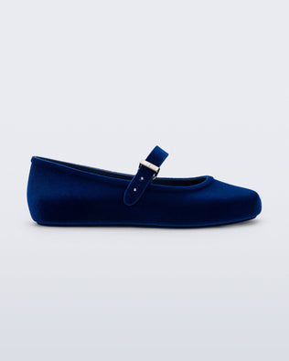 Product element, title Soft Ballerina Velvet II en Bleu
 price €89,00