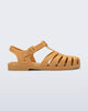 Side view of a matte caramel Possession fisherman sandal.