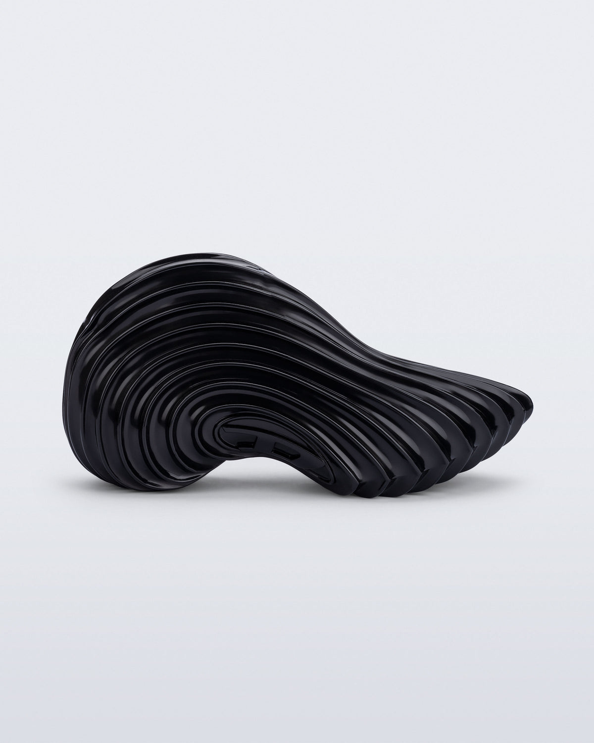 Side view of a black Sneaker + Diesel