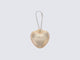 Small gold heart keychain with Melissa logo
