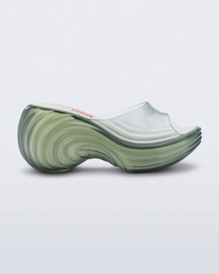Product element, title Platform in Transparent Green
 price €175,00