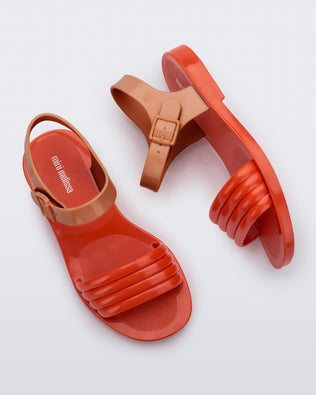 Product element, title Mar Wave Sandal in Red/Beige
 price €32,50