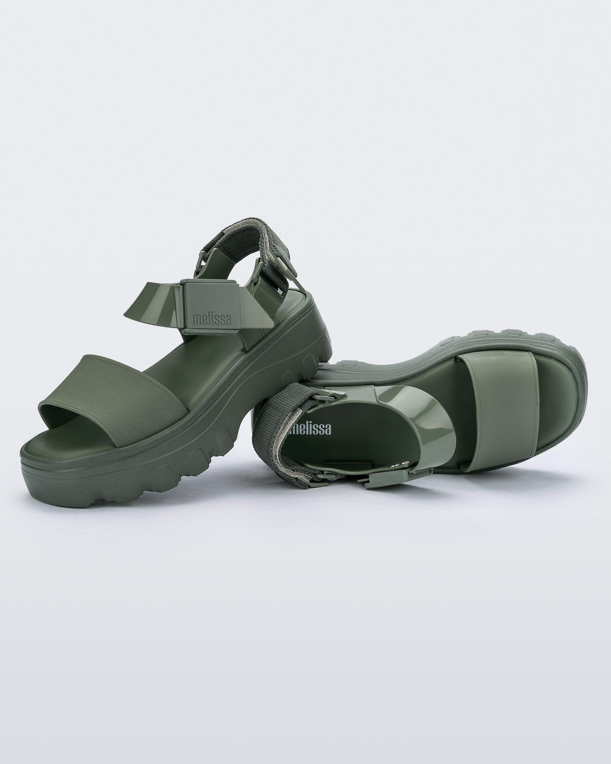 Melissa Kick Off Sandal Green