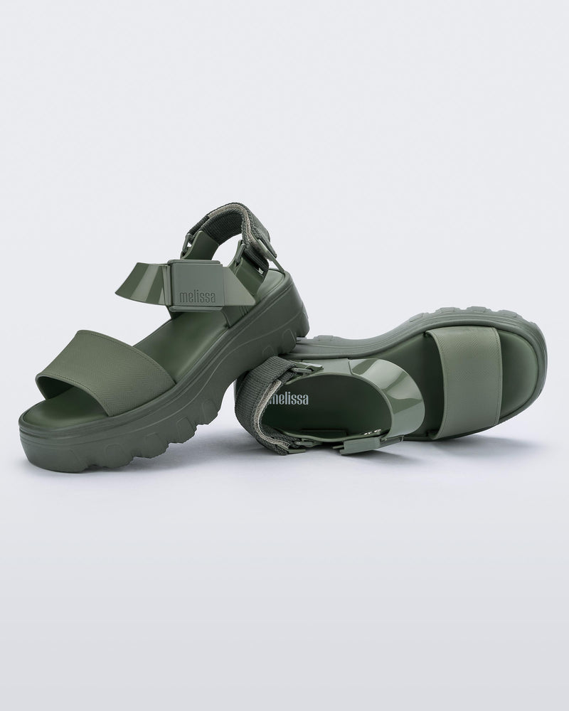 Melissa Kick Off Sandal Green