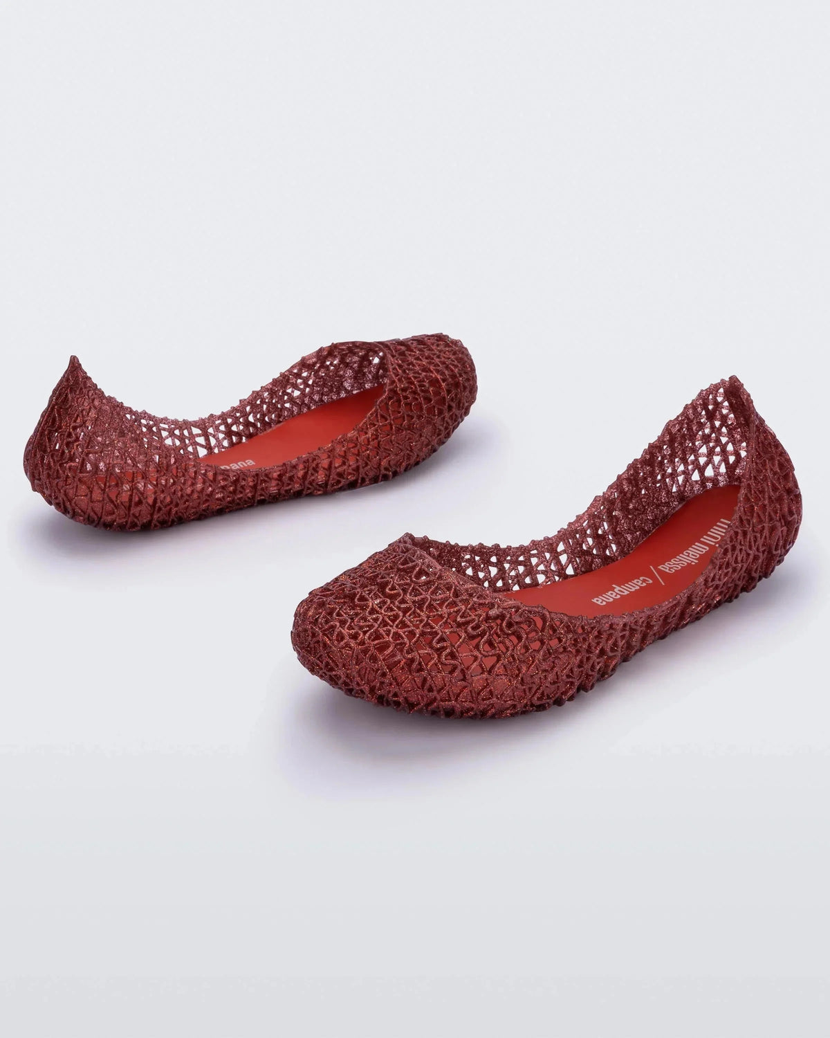 Mini Melissa Campana Glitter Red Product Image 2