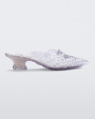 Product element, title Court Shoe in Clear/White
 price €124,50