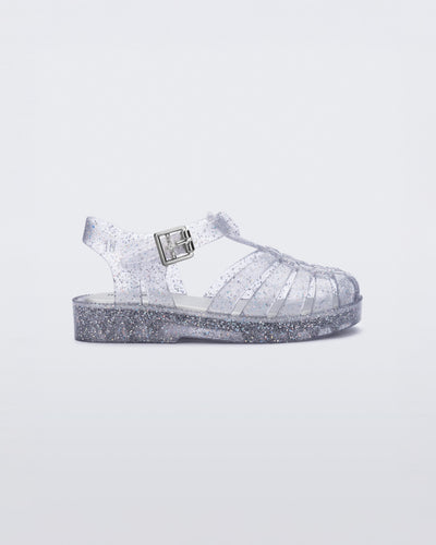 Mini Melissa Possession Pink Silver Glitter