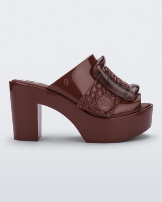 Product element, title Buckle Up Mule in Brown/Brown
 price €52,00