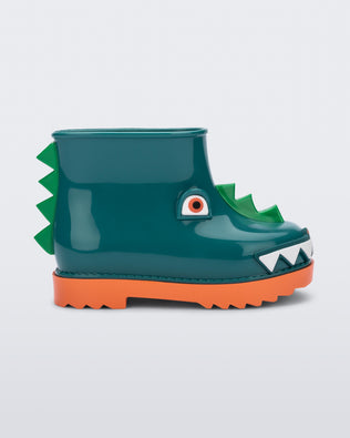 Product element, title Rain Boot in Orange/Green
 price €34,40