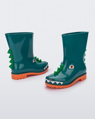 Product element, title Rain Boot in Orange/Green
 price €34,40