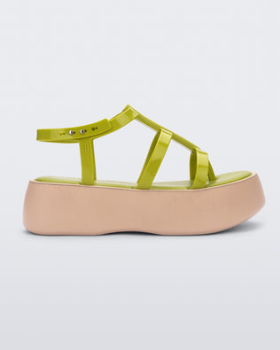 Product element, title Caribe High Platform in Beige/Green
 price €38,00