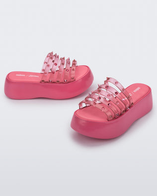 Product element, title Punk Love Becky in Pink/Transparent Pink
 price €70,00