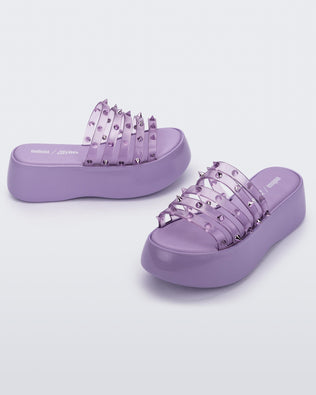 Product element, title Punk Love Becky in Violet/Clear Lilac
 price €70,00