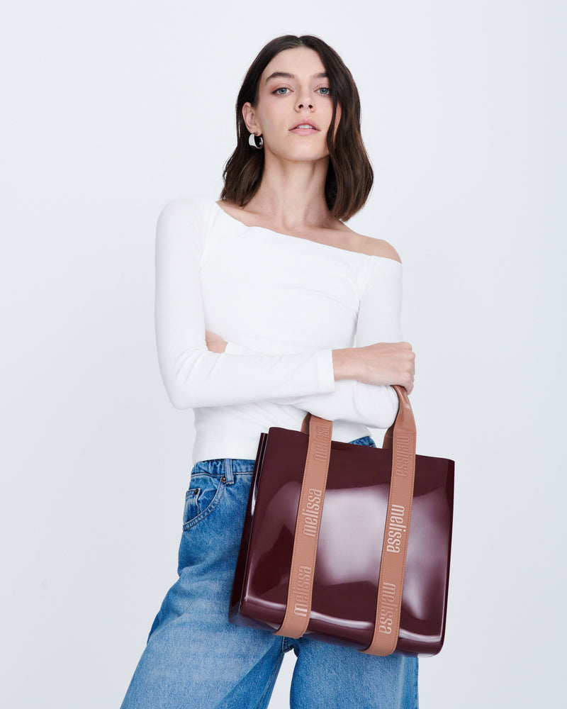 Melissa Dulce Bag Burgundy/Brown