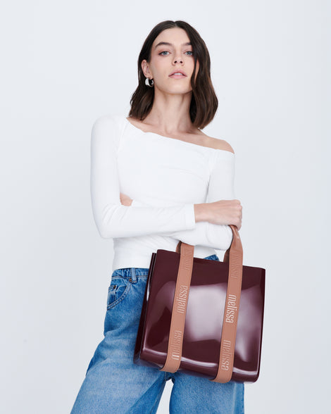 Melissa Dulce Bag Burgundy/Brown