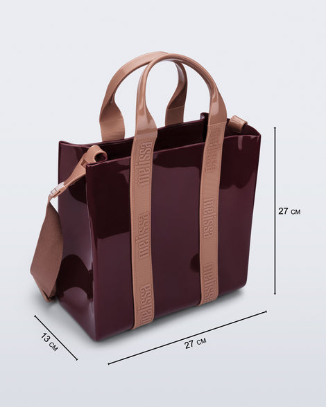 Melissa Dulce Bag Burgundy/Brown