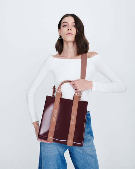 Melissa Dulce Bag Burgundy/Brown