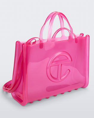 Product element, title Large Jelly Shopper in Pink
 price €175,00