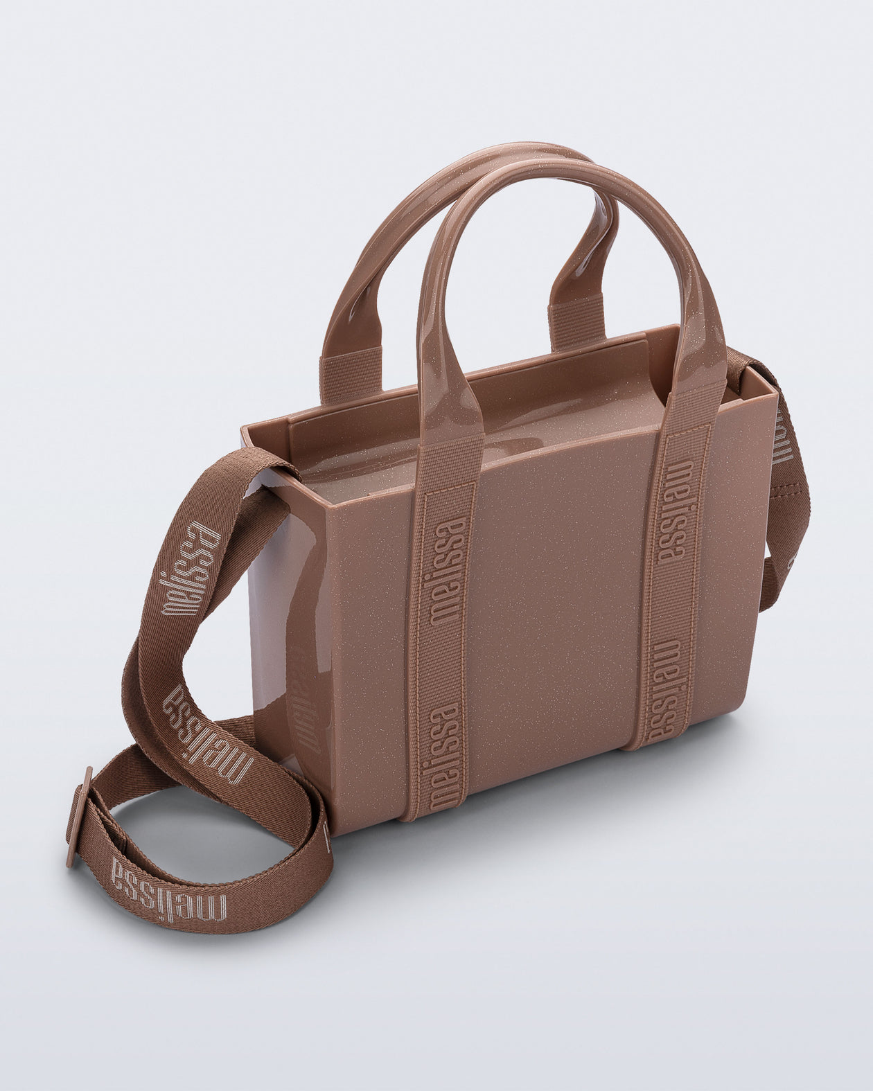 Melissa Mini Dulce Bag Glitter Brown