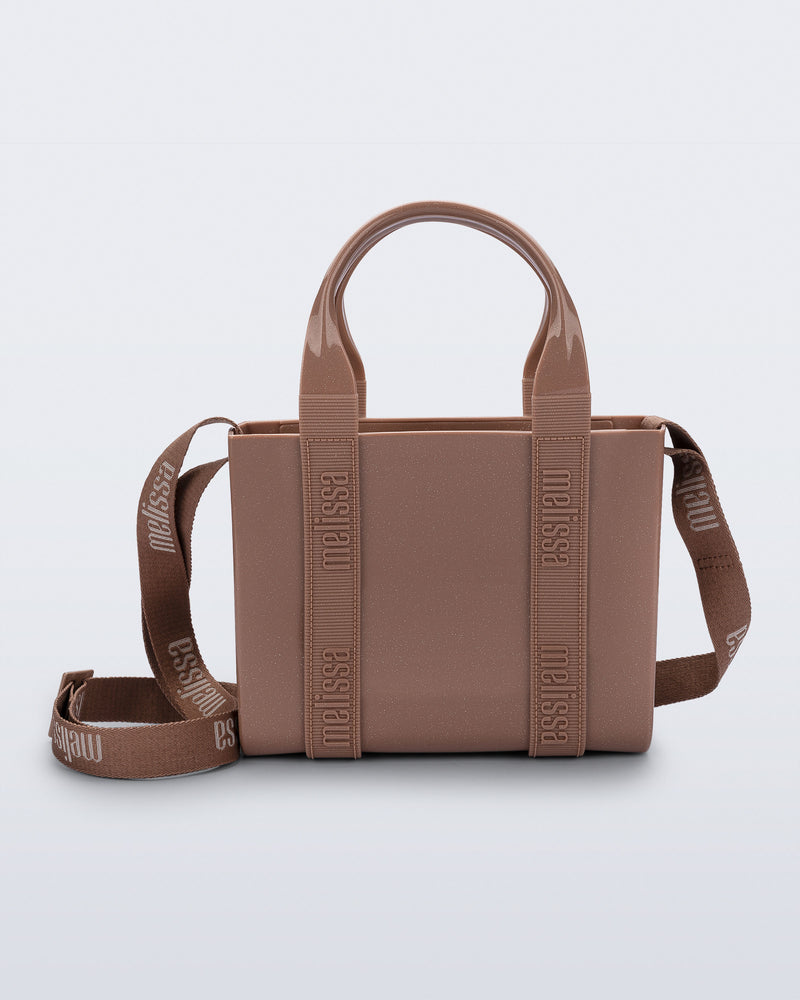 Melissa Mini Dulce Bag Glitter Brown