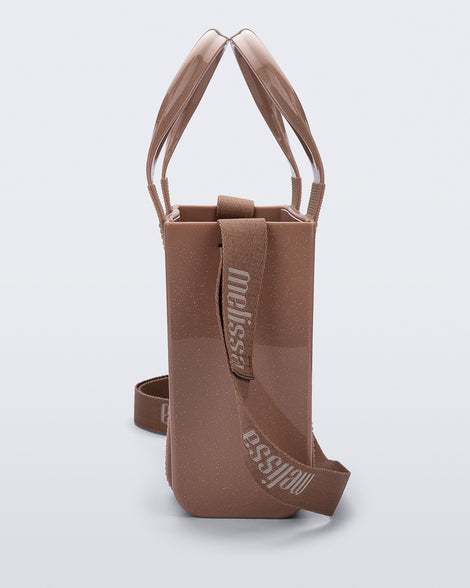 Melissa Mini Dulce Bag Glitter Brown