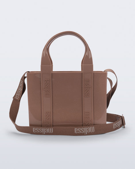 Melissa Mini Dulce Bag Glitter Brown