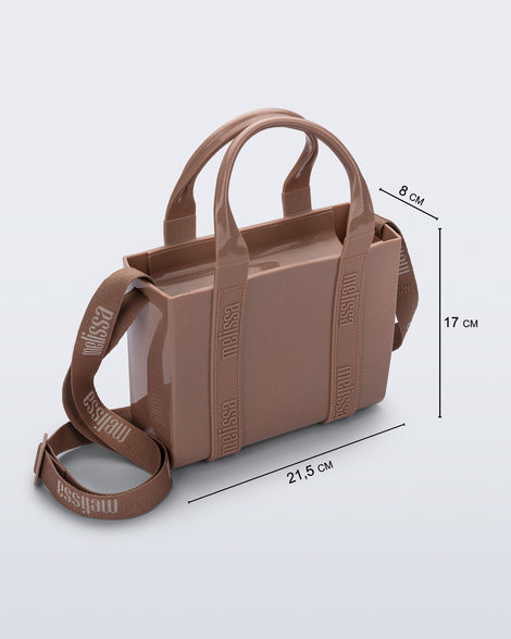 Melissa Mini Dulce Bag Glitter Brown