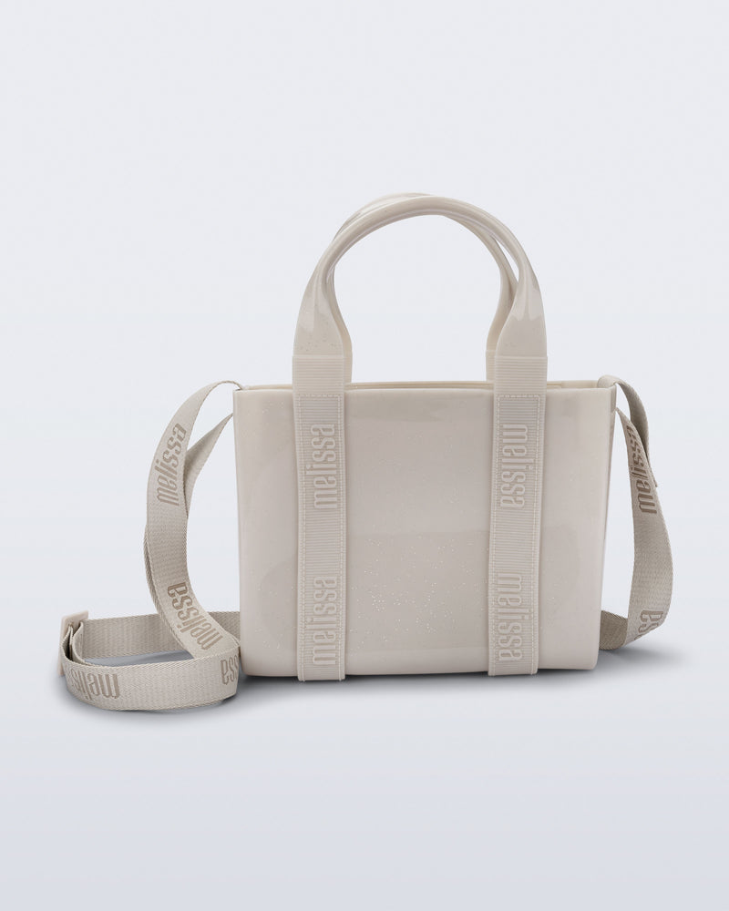 Melissa Mini Dulce Bag Beige Glitter