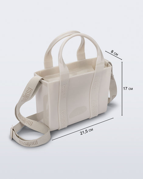 Melissa Mini Dulce Bag Beige Glitter