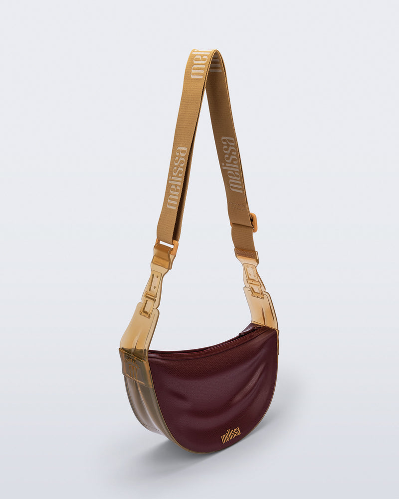 Melissa Vibe Bag Burgundy/Beige