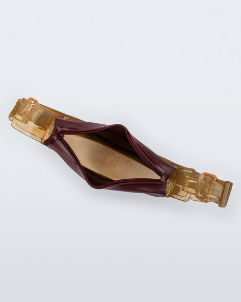 Melissa Vibe Bag Burgundy/Beige