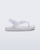 Mini Melissa Sun Long Beach White/Glitter Clear