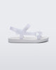 Mini Melissa Sun Downtown White/Glitter Clear