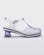 Mini Melissa Vixen Glitter Clear/White