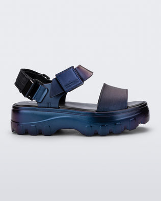 Product element, title Kick Off Sandal in Metallic Blue
 price €97,30